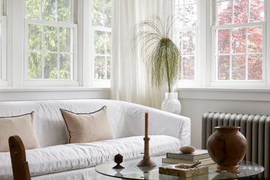 Living room - transitional living room idea in Philadelphia