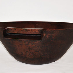 31" Tuscano Copper Fire-Water Bowl - Outdoor Decor