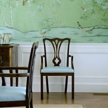hand painted wallpaper project show