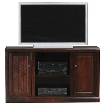 Eagle Furniture 55" Coastal, Thin-Screen Entertainment Console, White