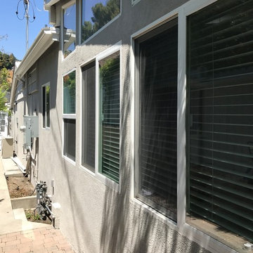 Grey Exterior Painting Project