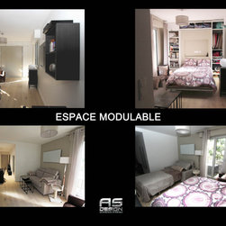 R&eacute;novation d'un studio de 29m&sup2; &agrave; Paris - リフォーム・リノベーション