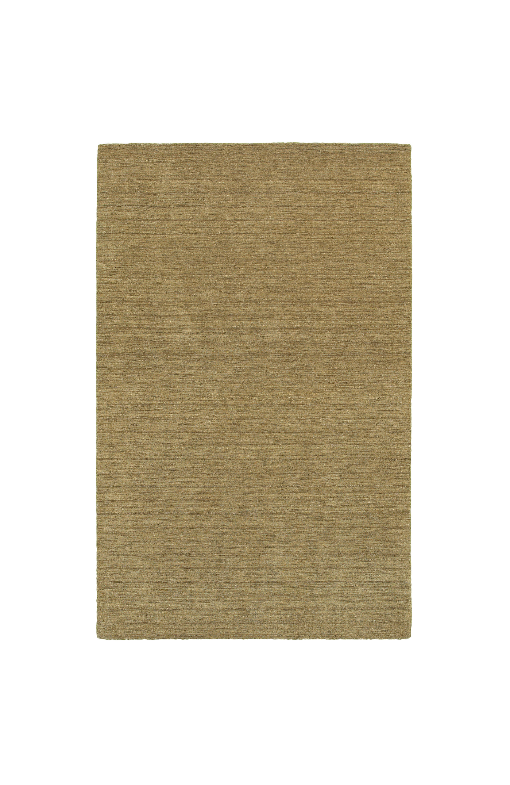 Arista Solid Gold Hand-Crafted Area Rug, 2'6