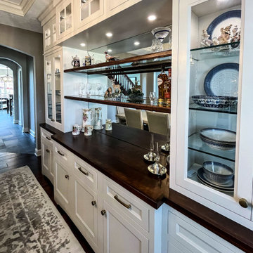 Gorgeous Dining Room with Buffet Cabinetry