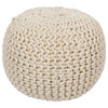 Surya Poufs Sphere Pouf