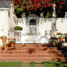 lattice covered patio