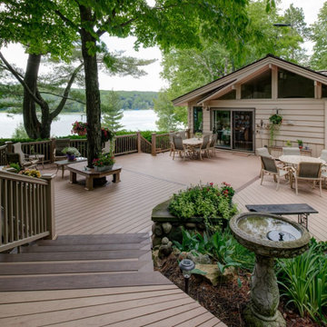 Multi-level Walloon Lake Deck