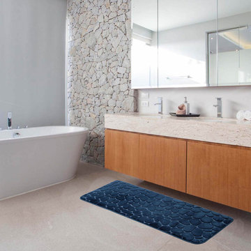 Stylish & Functional Bathroom Mats by Evideco