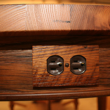 East Hampton, NY - Traditional - Reclaimed Chestnut Wood Table