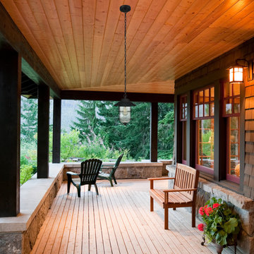 Matthews Outdoor Indoor Pendant, Matte Black, Seeded Glass Shade