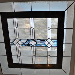 Bearman Bath Skylight - Stained Glass Panels
