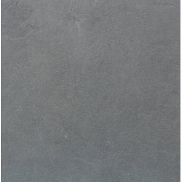 12"x 12" Brazilian Gray Montauk Blue Cleft Slate Tile, 12"x12" Tiles, Set of 40