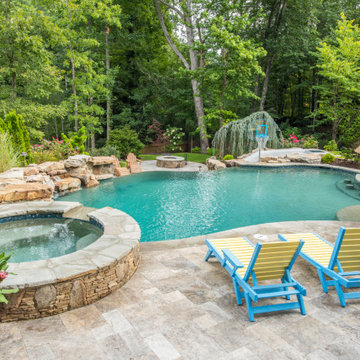 Free Form Swimming Pool: Dive into Timeless Elegance