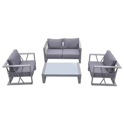Contemporary Outdoor Lounge Sets by Armen Living