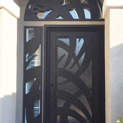 Tunisia Glass & Iron Door - Front Doors