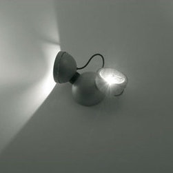 Azimut Bipro 360 Chrome Ceiling Lamp By Azimut Lighting - Products