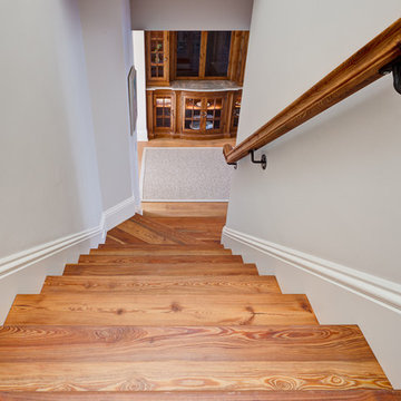 Custom Engineered White Oak Floor with Oil Finish