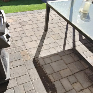 Cleaning pavers