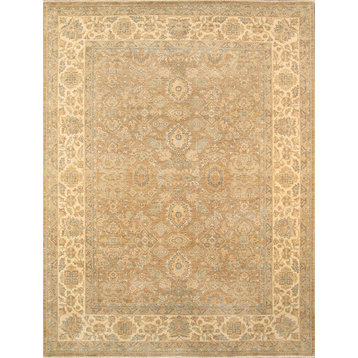 Pasargad Sultanabad Collection Hand-Knotted Lamb's Wool Area Rug, 9' 3"x12' 2"