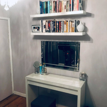 Lady's Dressing Room and Lounge - Maximizing Shared Space in NYC Apartment