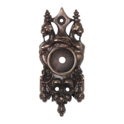 Inviting Home Inc. - Griffin Back Plates, Dark Brass - Cabinet And Drawer Hardware
