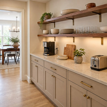 Butler's Pantry as a Secondary Appliance and Prep Zone