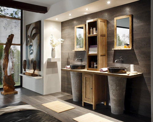 Asiatische Badezimmer: Design-Ideen & Beispiele für die Badgestaltung