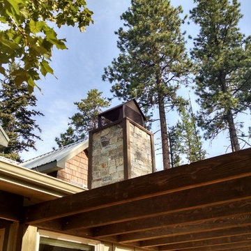 Branch Railing, Chimney Cap & Mailbox