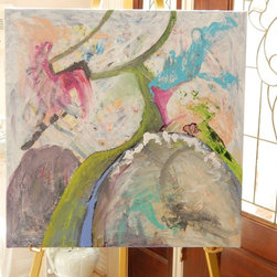 SOLD!!!   Art - Original Abstract Painting 30 X 30 - Paintings