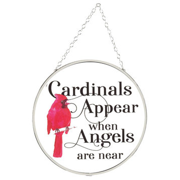 Cardinals Appear When Angels Suncatcher