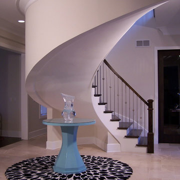 Curved stairs