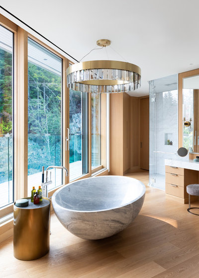 Contemporary Bathroom by Vision Pacific Contracting Ltd.