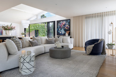 Living room - living room idea in Melbourne