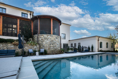 Inspiration for a french country pool remodel in DC Metro