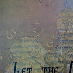 Art with Writing - Mixed Media Art