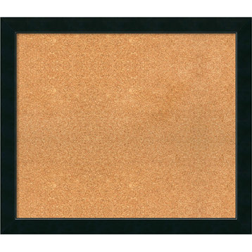 Framed Cork Board, Corvino Black Wood, 29x25