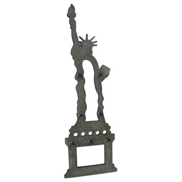 Wooden Statue of Liberty Decorative Wall Hook Hanging