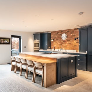 75 Beautiful Contemporary Terra Cotta Floor Kitchen Pictures