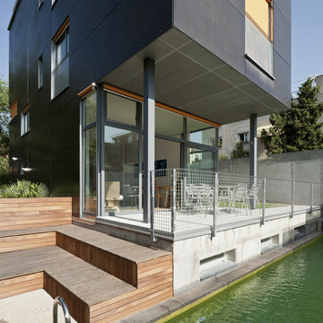 piscina privada, playa y porche