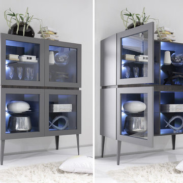 LC Mobili Rex 4-Door Glass Vitrine - $1,749.00