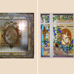 Stained glass interiors - Windows
