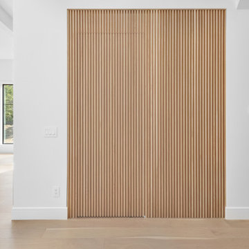 Sherwood Park Custom Home - Rift Cut White Oak with Natural Lacquer