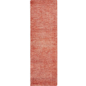 Nourison Weston 2'3" x 7'6" Brick Modern Indoor Area Rug