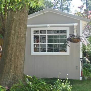 Charming Columbia, SC, custom garden shed with pergola and so much more!