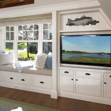 Built in entertainment bookcase