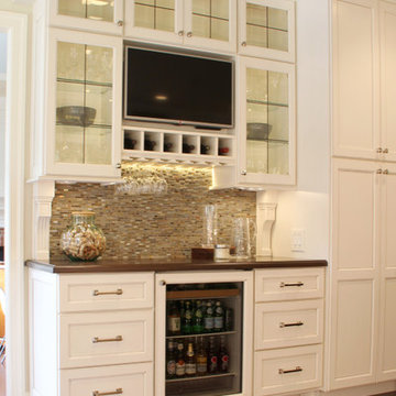 Transitional Home Bar