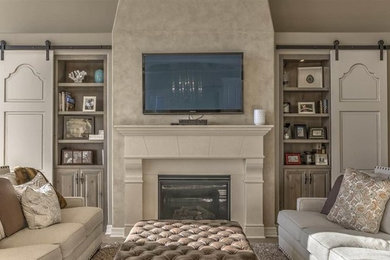 Inspiration for a rustic home design remodel in Omaha