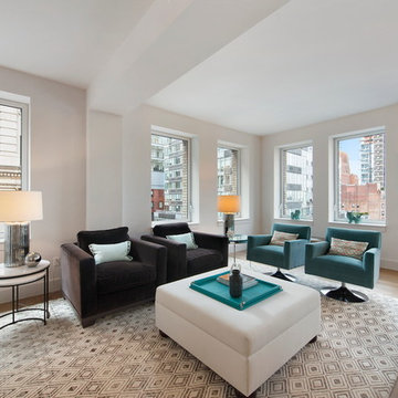 NYC Living/Family/Den Rooms by Designed to Appeal