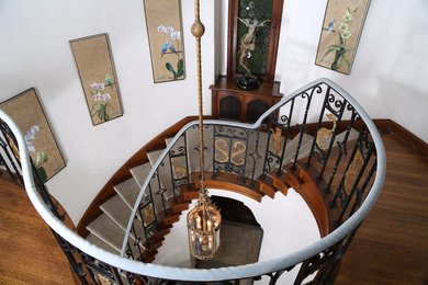 Inspiration for a staircase remodel in Indianapolis