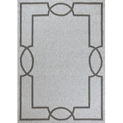 8'X11' Oatmeal Ivory Hand Hooked Uv Treated Bordered Indoor Outdoor Area Rug 8'X11' Oatmeal Ivory Hand Hooked Uv Treated Bordered Indoor Outdoor Area Rug